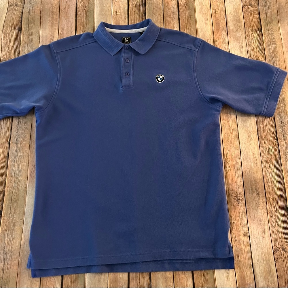 BMW mens vintage short sleeve logo polo shirt | size Extra large